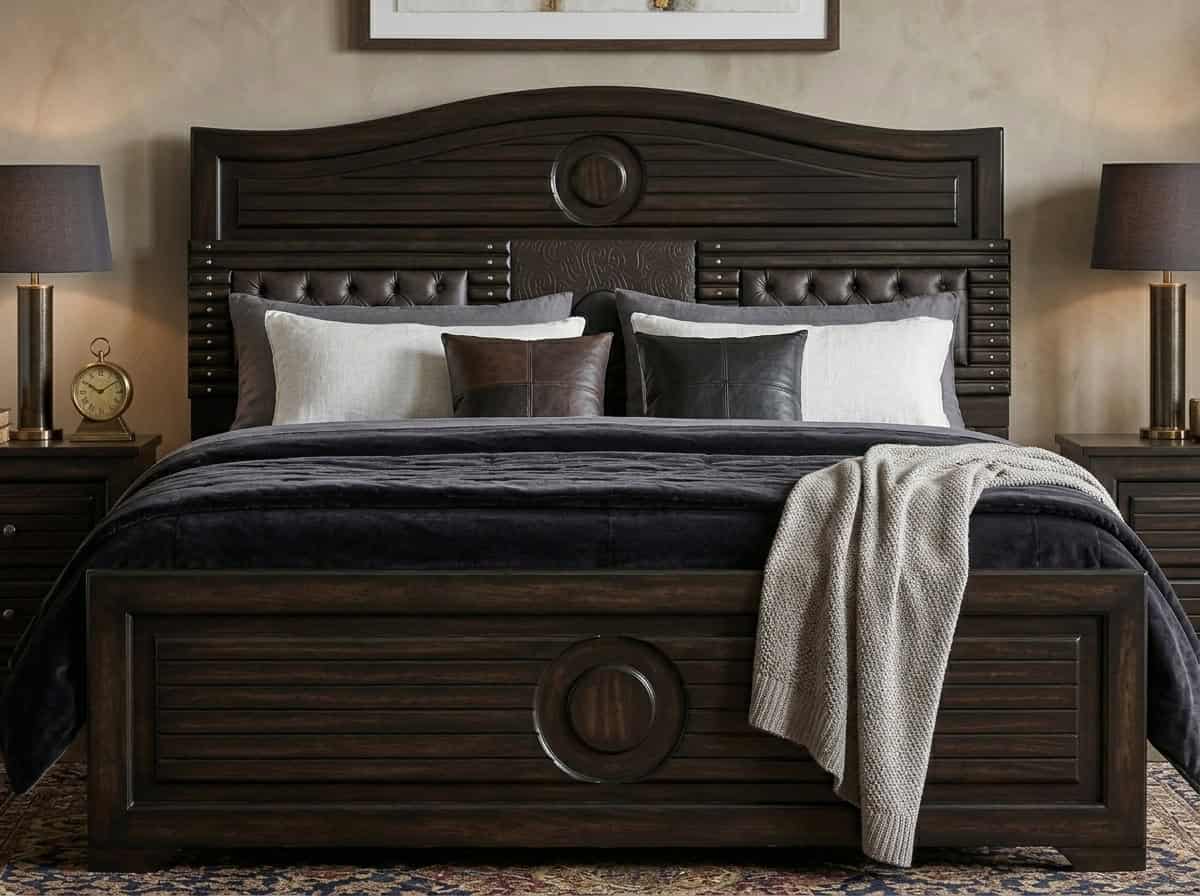 Royal Saffron Teak Bed