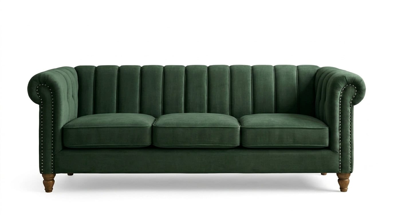 Custom Upholstered Sofa view 2