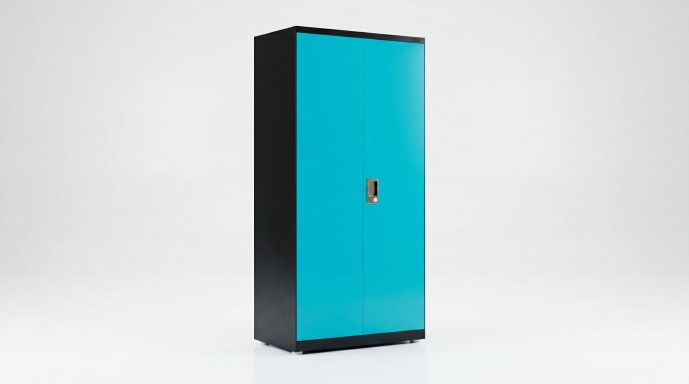 Cyan 2-Door Almirah view 2