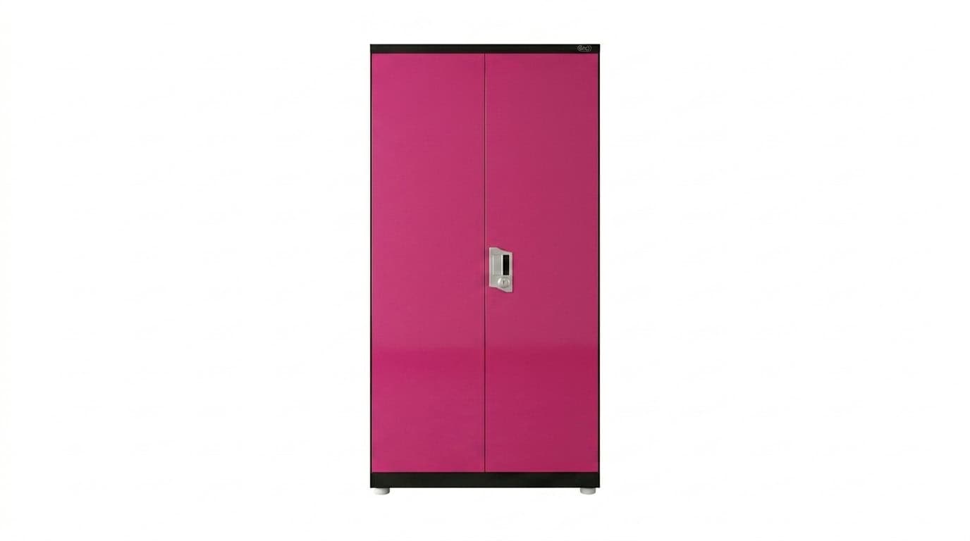 Pink 2-Door Almirah